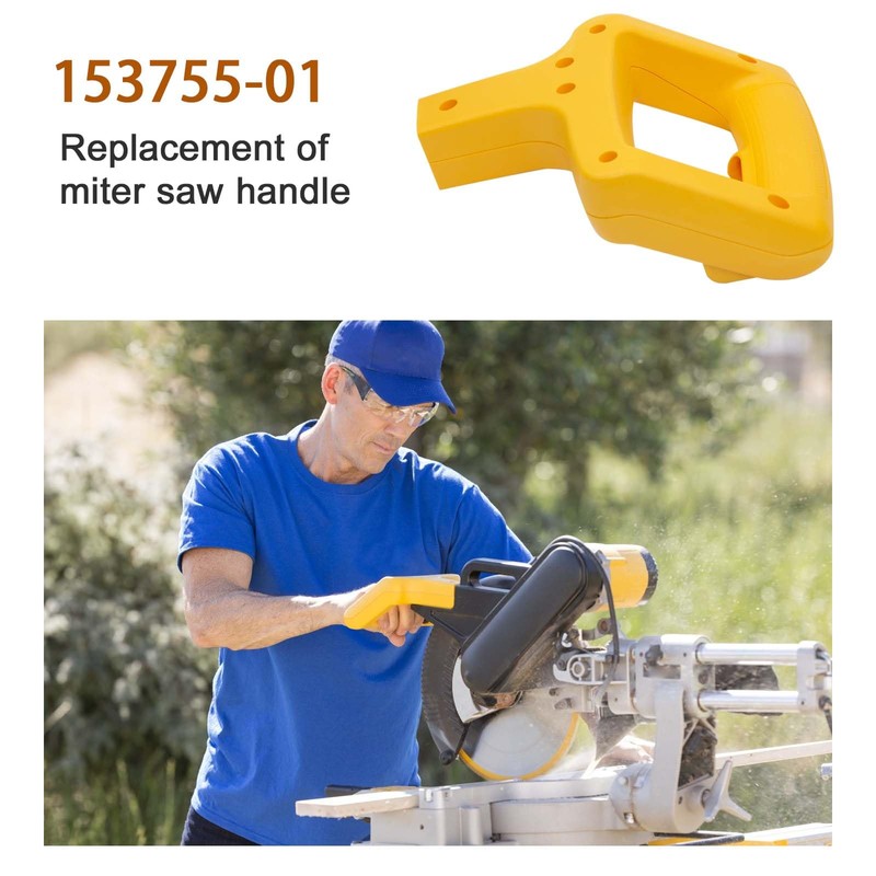 153755-01 Miter Saw Replacement Handle Clamshell for DeWalt DW708 DW708