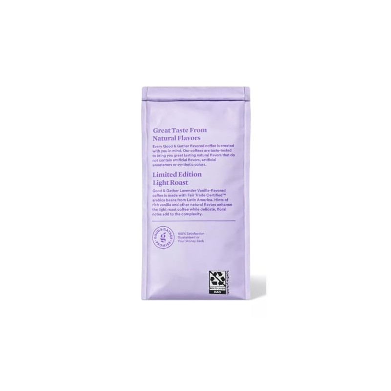 Naturally Flavored Lavender Vanilla with Other Natural Flavors Light Roast