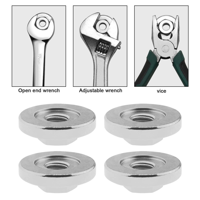 YINETTECH 4Pcs M14 Angle Grinder Flange Nut Replacement Compatible with