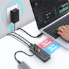 RSHTECH RSH-ST07C-4 USB Hub, 10 Gbps, 7 Ports, USB-C x