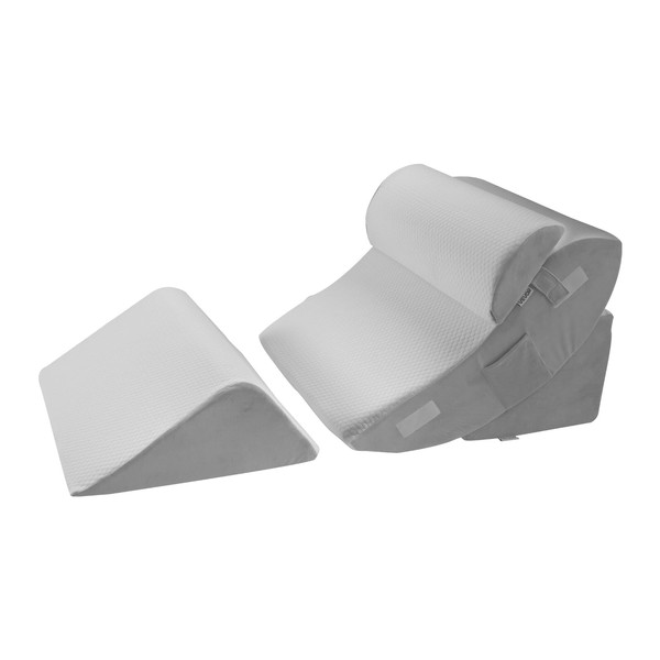 VEVOR Wedge Pillow for Sleeping, 4 Pcs Adjustable Orthopedic Bed
