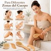 Kit de Cepillos Corporales de Cerdas Naturales y Gua Sha