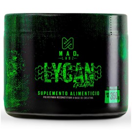 MAD LABZ - Creatina monohidratada | 5g porcion | 70 servicios | 350 g de embase | 100% pura