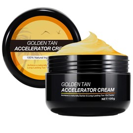 Bieyoc Tanning Accelerator, Tan Enhancers & Accelerators for Sun, Tanning Cream Effective in Sun-Beds & Outdoor Sun, 100g