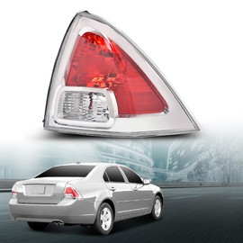 LQI Tail Light Assembly Rear Lights Tail Lamp Right Passenger Side Compatible with Ford Fusion (submodel: S, SE, SEL) 2006-2009 FO2819113C, 6E5Z13404B