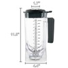 80 OZ Container Blender Pithcer Jar with Blade Replacement for