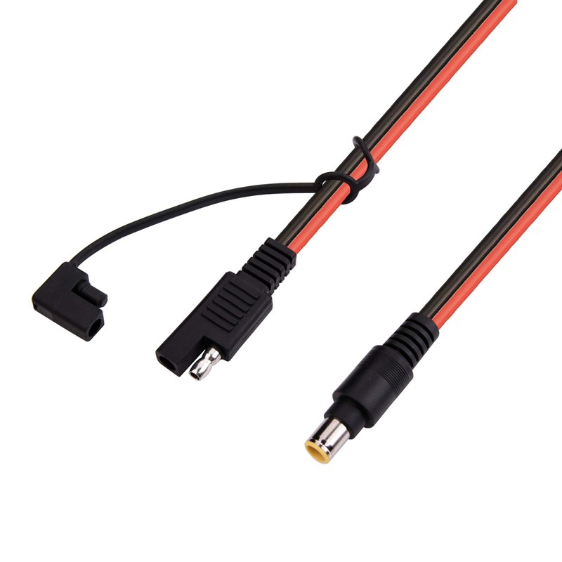 DC 8mm Male to SAE Connector Adapter 14 Gauge Cable