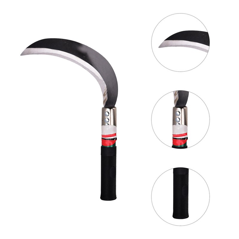 2pcs Manganese Steel Gardening Ergonomic Short Handle Weeding Tool for