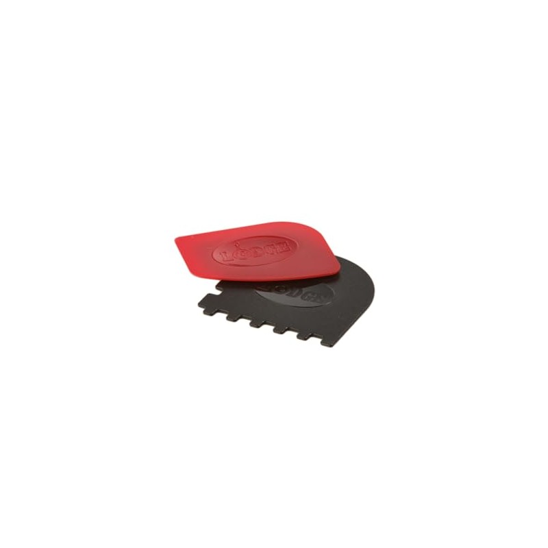 Lodge SCRAPERCOMBO Rascador de parrilla, 2 unidades, rojo/negro