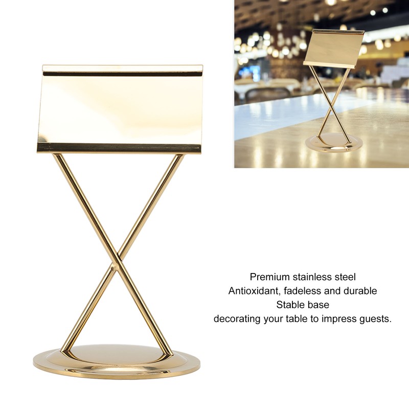 Business Card Holder Stainless Steel Elegant Style Antioxidant Durable Stable