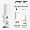 Cherimoya Esmalte De Uñas En Gel Blanco y Negro 2Pzs