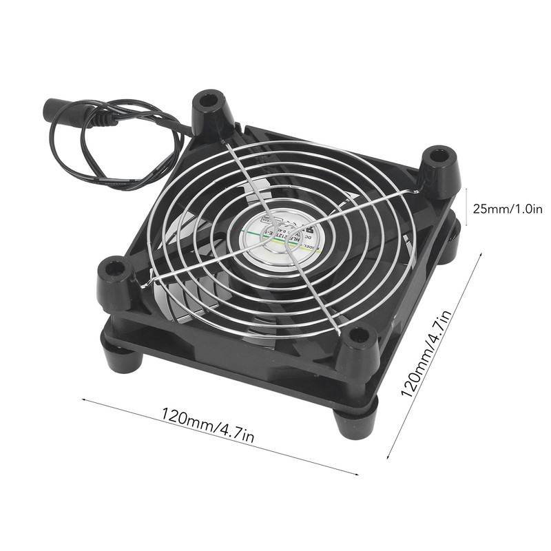 120mm Computer Fan Speed Adjustable 2800RPM Portable Computer Case Cooling