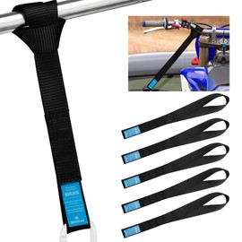 Lashing Loops 30 cm, 25 mm Wide, 20 mm Thick, 1000 kg Load Capacity - Robust Belt Loops for Safe Transport of Motorcycles, ATVs and More (4, 30 cm)