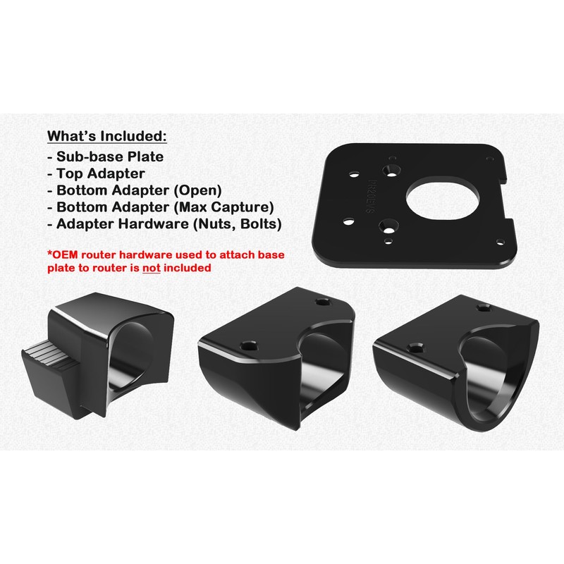 Router Base With Dust Collection for Bosch PR20EVS & PR10E