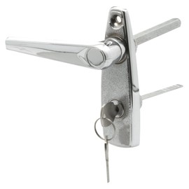 Prime-Line GD 52147 Door Left Handle Lock, Diecast Zinc, Chrome Plated (Single Pack)