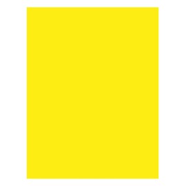 Pacon Neon Multi-Purpose Paper, Yellow, 8-1/2" x 11", 100 Sheets
