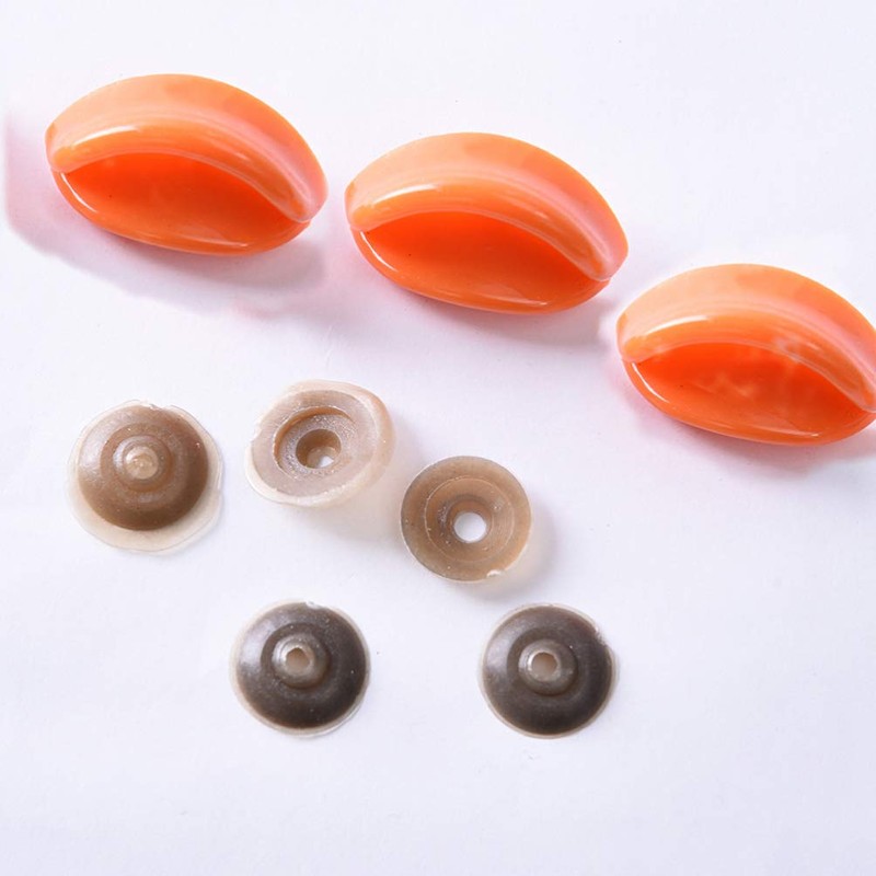 HEALLILY 50 Pieces Plush Toy Making Supplies Duck Mouth 24mm