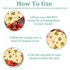 6Pcs Reusable Beeswax Wrap for Food Eco-Friendly Beeswax Food Wraps