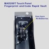 Mounted Gun Safe, Biometric Pistol Safe hand touch Fingerprint and