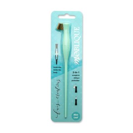 Luis Creations Moblique 2-in-1 Penholder Moblique Pen Holder Internal Storage Straight Oblique Reversible (Mint Leaf (Green))