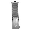 Smartwatch Strap Double Snap 3 Beaded Stainless Steel Replacement Wristband