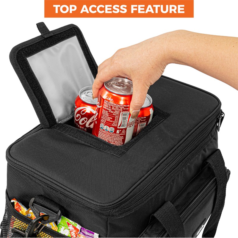 OPUX Soft Cooler Bag, Insulated Collapsible Lunch Cooler Tote for