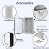 LeMotech Electrical Box, IP67 Waterproof Hinged Clear Cover Stainless Steel