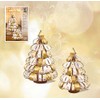 Ursus Design Stripes Paper Christmas Trees, 24310099 Glamour