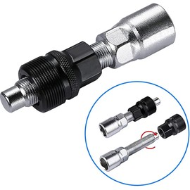 Bicycle Crank Extractor Bottom Bracket Removal Tool with 16mm Adjustable Wrench Wrench, Mountain Bike Repair Tool Bicycle Repair kit