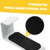 Coufce 2 Pack 9 Inch Towel Holder, White Bathroom Towel