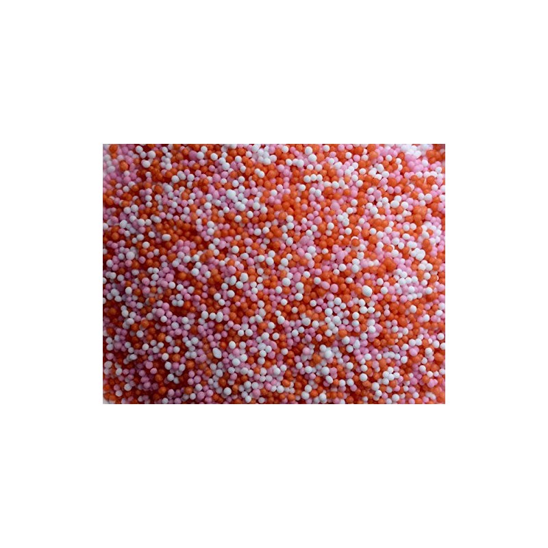 Edible Sugar Topping 100's & 1000's Nonpareilles Valentine Mix -