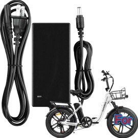 RXQMXG 🚲AC Adapter  for Samebike C05 Pro Step-through Foldable Fat Tire Ebike