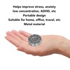 Metal ADHD Haptic Coin Adult Engraved Pumpkin Pattern Anxiety Stress