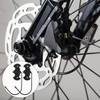 LiYiJiKeJi Bicycle Hanger Garage Wall Mounted Vertical Foldable with PVC