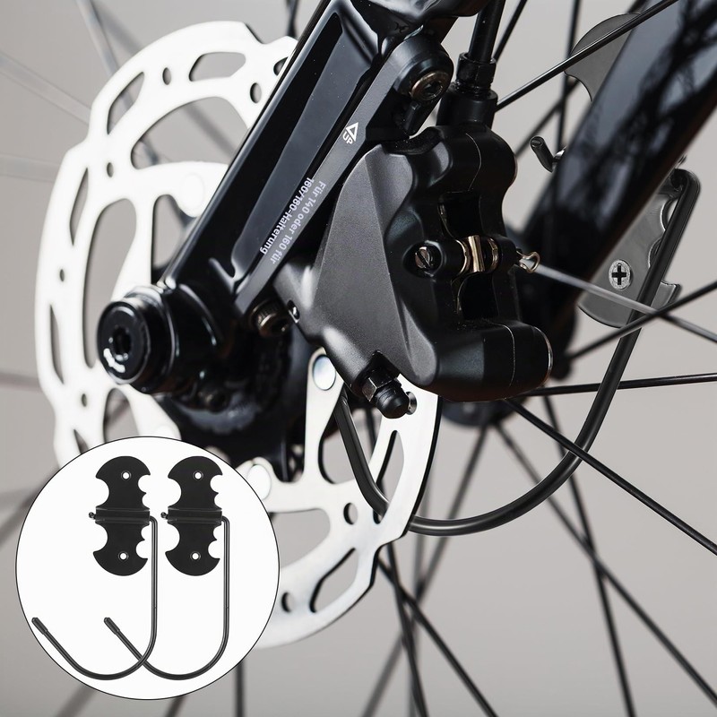 LiYiJiKeJi Bicycle Hanger Garage Wall Mounted Vertical Foldable with PVC