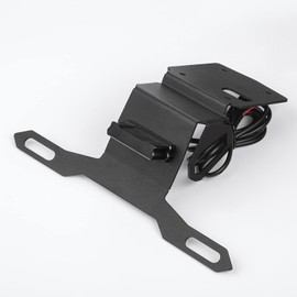 License Plate Bracket Holder for Ninja 650 Z650 2017-2025 2026 Motorcycle Fender Eliminator Tail Tidy Frame with LED Light