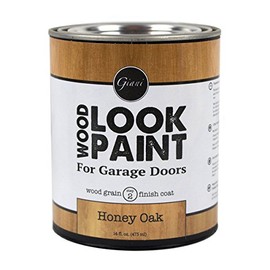 Giani Wood Look Paint for Garage Doors- Step 2 Wood Grain Finish Coat, Pint (Honey Oak)
