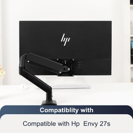 JUNBOMAOYI Monitor Arm/Mount VESA Bracket Adapter Compatible with hp Envy 27s VESA 100 * 100mm 75 * 75mm black