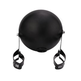 Akozón Carcasa de Faro de Motocicleta, Soporte de Cubo de Motocicleta de Metal de 7 Pulgadas Carcasa de Cubo de Faro de Motocicleta Universal para Faros LED Tubos de Horquilla de 38‑51 Mm