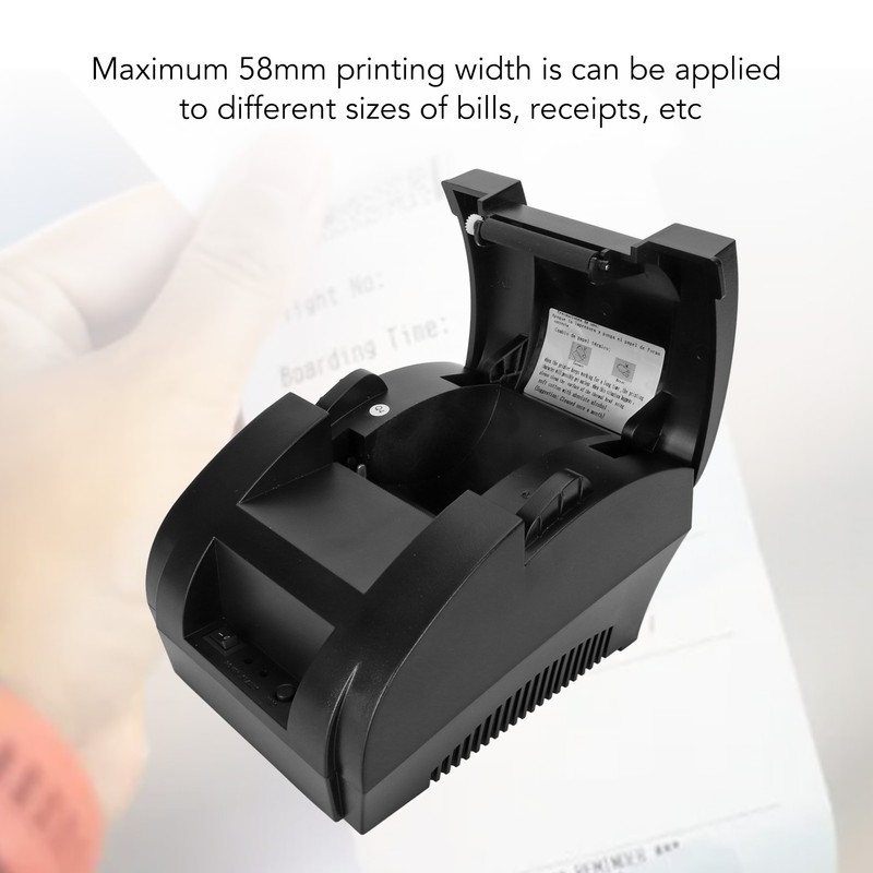 58mm Thermal Printer 90mm/s 58mm Width 203DPI USB Interface ESC