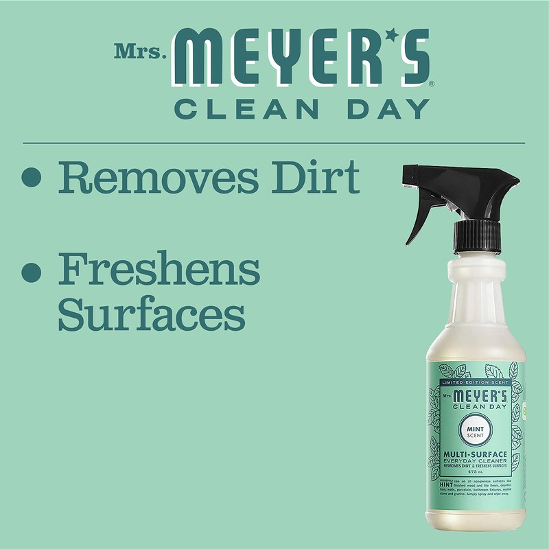 MRS. MEYER'S CLEAN DAY All-Purpose Cleaner Spray, Mint, 16 Fl.