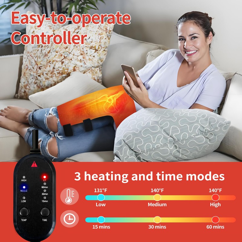 Hip Heating Pad, Heating Pad for Hip, Electric Heated Hip