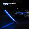 RoadHero 2 Pack 21 Inch Traffic Wands, Blue Led Traffic