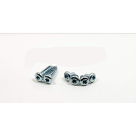 EACCESSORIES EA License Plate Holder Bracket for All Flat Bumpers – Universal Tag Mount Set for Cars, SUV, Truck, Golf Carts – ABS Plastic Plate Holder with Mounting Kit Hardware – US, Canada Standard