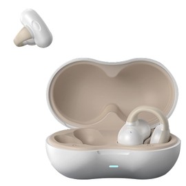 Ear Clip Design Bone Conduction Headphones Bluetooth Open Ear Waterproof Bluetooth Bone Conduction Earbuds Ear Clip Bone Conduction Head Set Painless Long Battery Life for Sports,Working,Driving