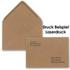 Glüxx Agent 25 x Kraft paper envelopes DIN C5 brown