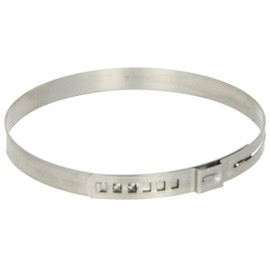 Oetiker 16300023 Stainless Steel 304 Adjustable Hose Clamp, One Ear, Clamp ID Range 28.6 mm (Closed) - 35.0 mm (Open) (Pack of 5)