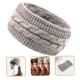 Healeved Thick Knitted Headband for Women Warm Crochet Ear Warmer Soft Stretchy Hair Accessory for Sports Stylish Wide Design for Daily Wear for