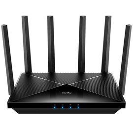 Cudy BE6500 WiFi 7 Router Dual Band Gaming Router, 2.5G WAN Port, 6500Mbps, VPN Client and Server, Cudy APP Control, Broadcom 2 GHz Quad-Core CPU, WR6500H
