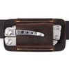 Topstache Knife Sheath, Handmade Knife Holster, Horizontal Carry Leather Sheath